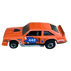Vintage Hot Wheels Blackwall 1978 Flat Out 442 Orange Oldsmobile Stock Car